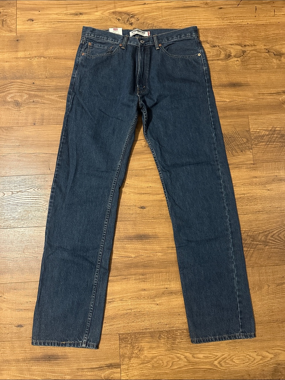 Levi’s 505 Straight Fit Jeans W36 L36 Dark Wash Classic Denim